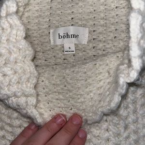 Bohmë thick knit cream sweater